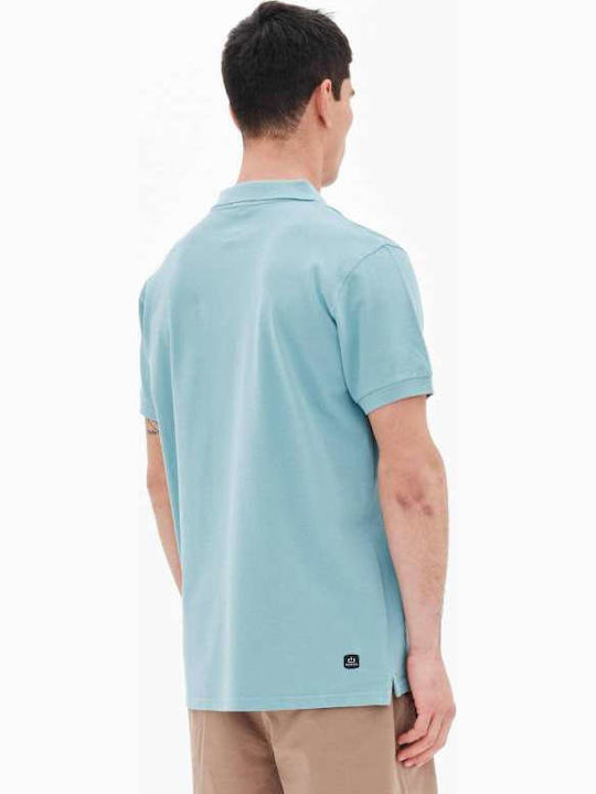 Herrenblusen Polo T-Shirts Hellblau