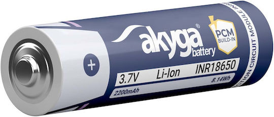 Li-ion Батерия Inr18650 Akyga Aky2460 3.7v 2200mah Защита