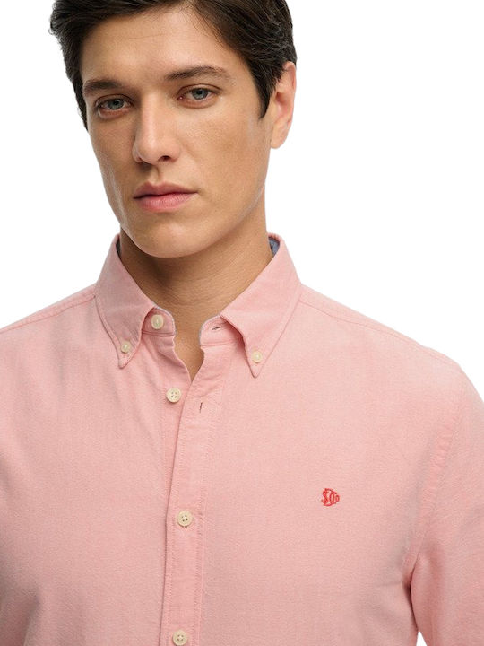 Oxford Long Sleeve Shirt Orange