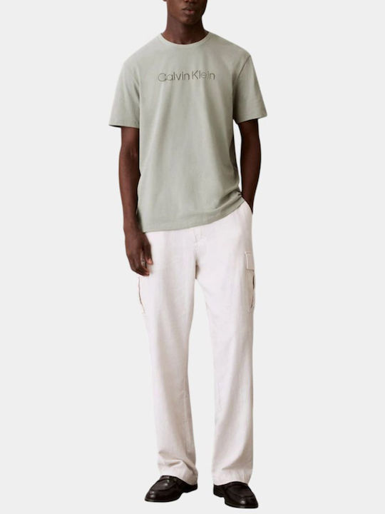 T-shirt Φυστικί