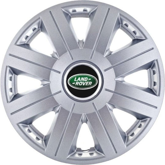 Set Auto Radkappen 14 Zoll mit Land Rover Kompatibilität 4 Stück Grau