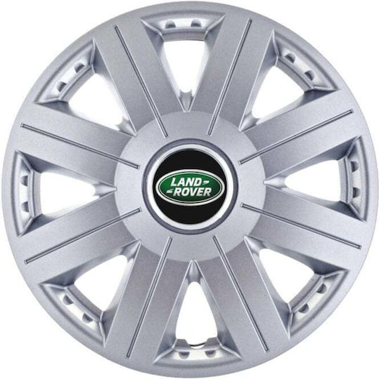 Set Auto Radkappen 14 Zoll mit Land Rover Kompatibilität 4 Stück Grau