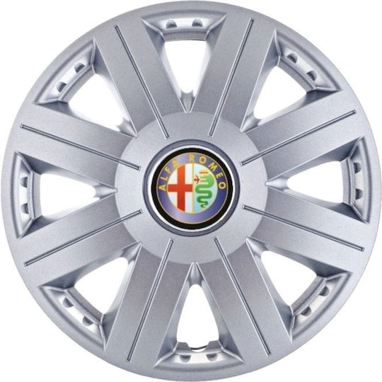 Set Auto Radkappen 14 Zoll 4 Stück Grau