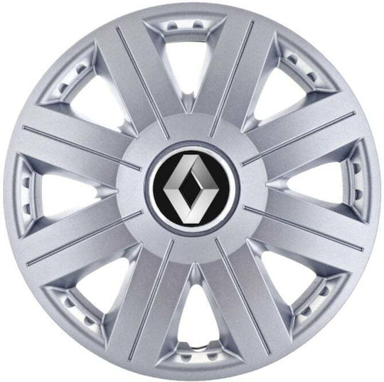 DigitalMuresan Auto Radkappen 14 Zoll 4 Stück Grau