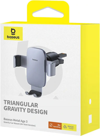 Baseus Baseus Handyhalterung Auto mit verstellbaren Haken Grau