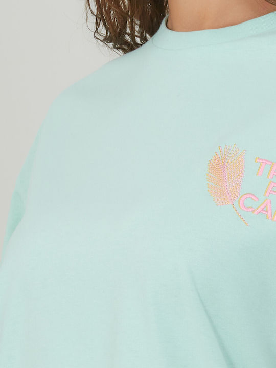 Γυναικείο T-shirt Floral Πρασινο