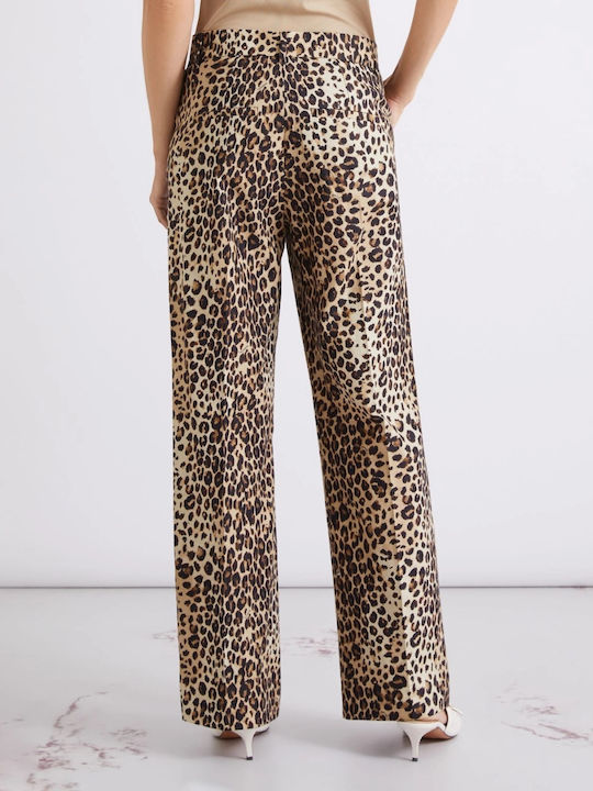 Women's Linen Trousers Beige