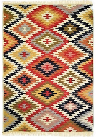 Kotonia Home Covor Rectangular Din Bumbac Multicolor 60x90cm