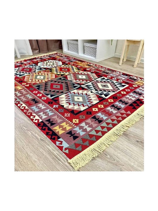 Kotonia Home Χαλί Βαμβακερό 120x180cm Πολύχρωμο