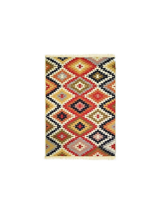 Kotonia Home Правоъгълен Памучен Многоцветен Килим 120x180см