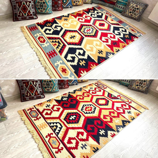 Kotonia Home Χαλί Βαμβακερό 80x150cm Πολύχρωμο