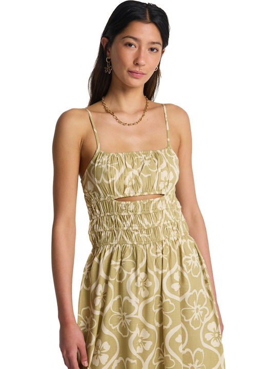 Summer Maxi Dress Cactus Green