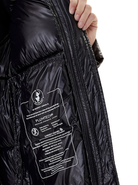 Women's Jacket for Winter Brown Black
