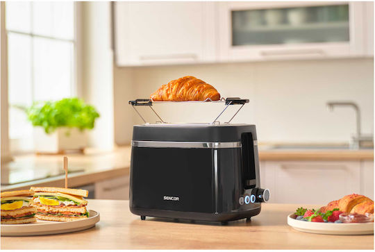 Sencor Sts Φρυγανιέρα 2 Θέσεων 900W Μαύρη