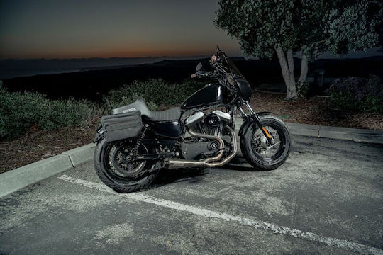 Slyfox Saddle Highnoon 4709b-slyfox Harley Davidson XL 1200 C 04-09 Harley Davidson XL 883 C 04-09 1pc Black