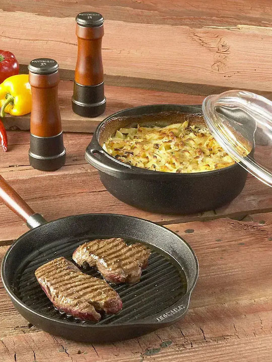 Skeppshult Cast Iron Grill Pan with Ceramic Coating 24cm