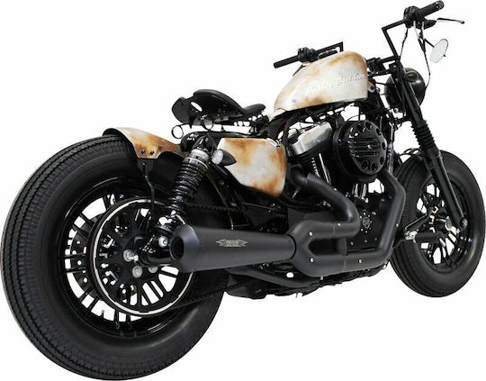 Cult Werk Rear Wheel Fender Hd-spo055 Harley Davidson Xl 1200 C 04-09 Harley Davidson Xl 883 C 04-09 Black