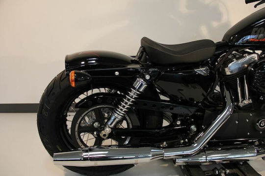 Cult Werk Rear Wheel Fender Hd-spo038 Bobber Harley Davidson Xl 1200 C 04-09 Harley Davidson Xl 883 C 04-09 Black