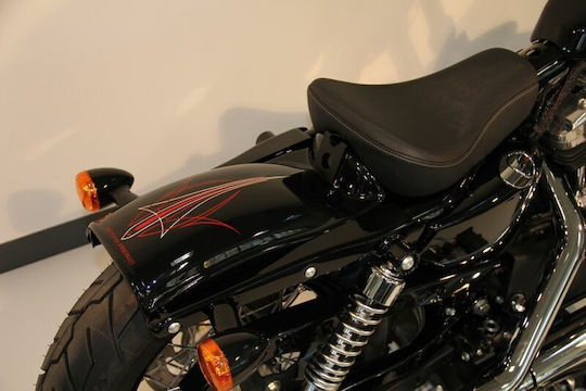 Cult Werk Rear Wheel Fender Hd-spo038 Bobber Harley Davidson Xl 1200 C 04-09 Harley Davidson Xl 883 C 04-09 Black