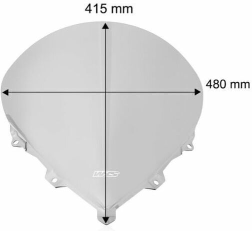 Wrs Windshield Bm117f 1200 05-07 Bmw K 1300 S Abs 09 08 Light Tinted