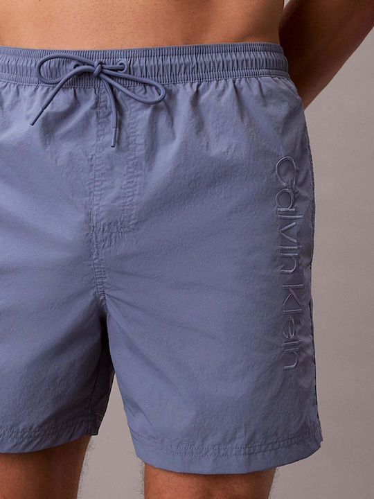 Medium Drawstring Men's Swim Shorts Blue