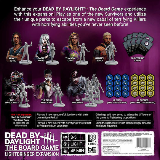 Επέκταση Παιχνιδιού Dead by Daylight Lightbringer Expansion (EN) Level 99 Games