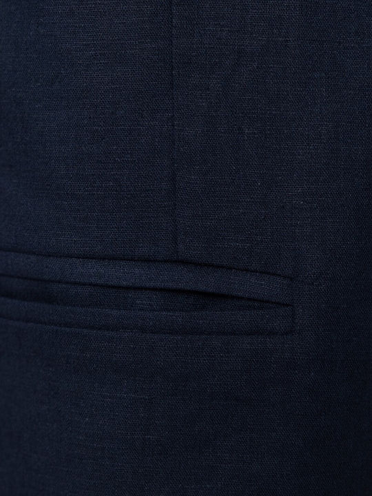 Helmi Μακρύ Γυναικείο Σακάκι Blue