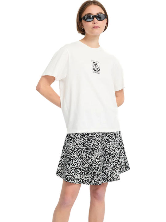Mini Φούστα Black White