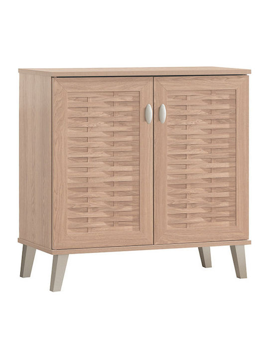 Suport pentru pantofi FP-01 cu 4 Rafturi Bej L75xW36.8xH74.5cm