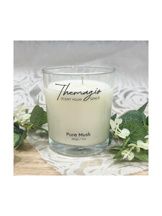 Themagio Lumânare Aromatică Din Soia În Borcan Cu Miros Mușcată Pură 250gr