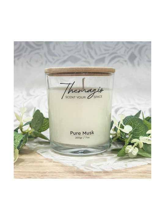 Themagio Lumânare Aromatică Din Soia În Borcan Cu Miros Mușcată Pură 250gr