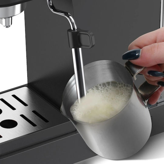 Rohnson Mașină de Espresso 1400W Presiune 20bar Neagră R-98026