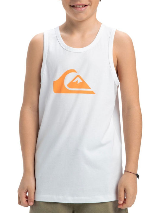 Kids' Shirt Sleeveless White Comp Logo