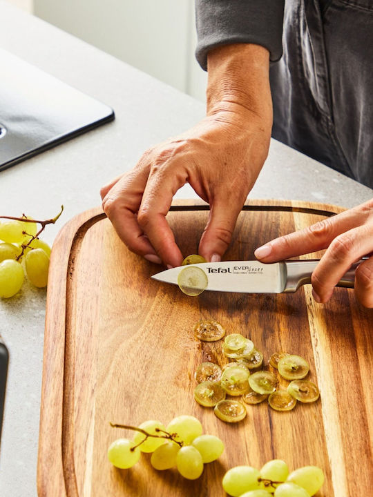 Tefal Ever Sharp Messer Set mit Sockel aus Rostfreiem Stahl 6 Stück