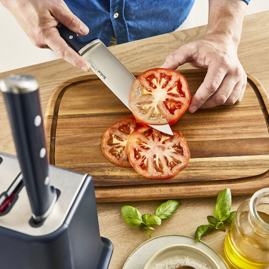 Tefal Ever Sharp Σετ Μαχαίρια με Βάση από Ανοξείδωτο Ατσάλι 5τμχ