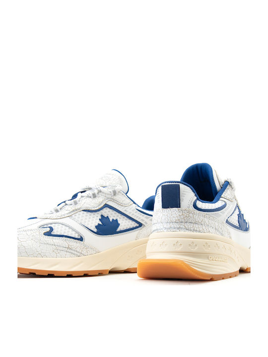 Ανδρικά Sneakers Λευκο- Μπλε