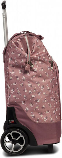 Stoff Einkaufswagen Λαϊκής Rosa 40cm