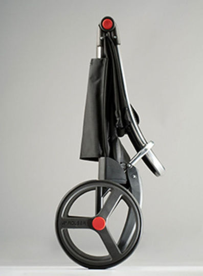 I-max Stoff Einkaufswagen Klappbar Burgundisch 43cm