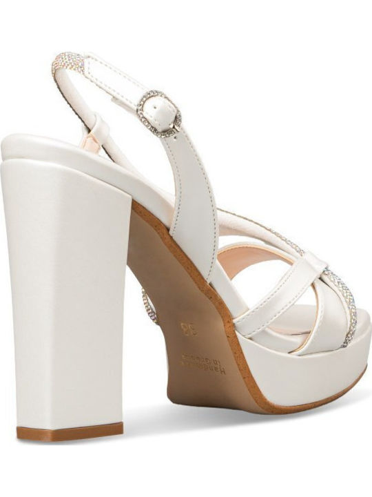 Weiß Damen Sandalen