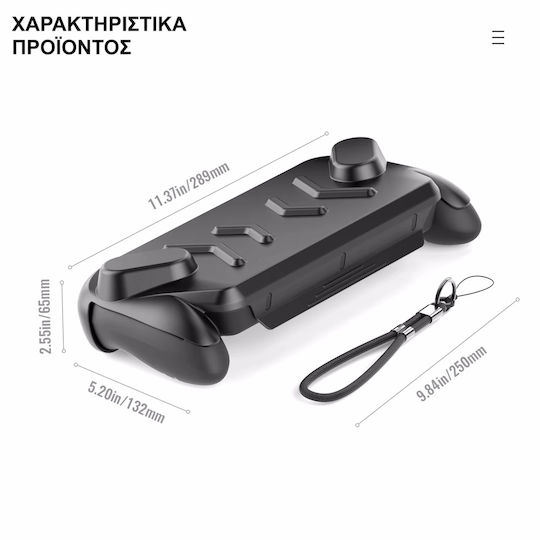 Θήκη Tpu Asus Rog Ally Ally X Μπροστινό Κάλυμμα & Βάση Στήριξης Jys-x153 Μαύρη