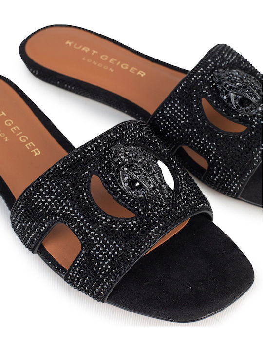 Eagle Flache Sandalen Für Damen Schwarz