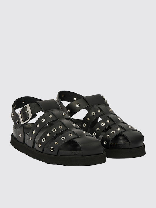 Beatriz Leather Women's Sandals Black