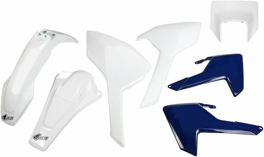 Ufo Kit Plastic Hukit621f-999 Mx Husqvarna Tx 125 17-18 Blue-White