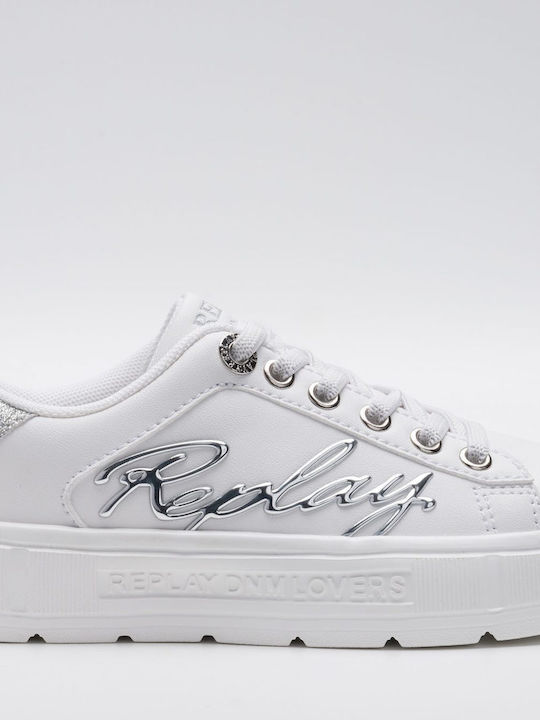 Jr 1 Παιδικά Sneakers Λευκά