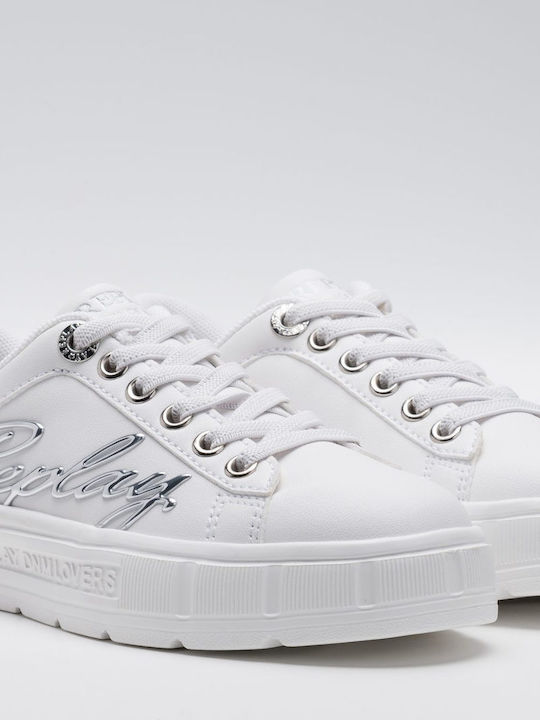 Jr 1 Παιδικά Sneakers Λευκά