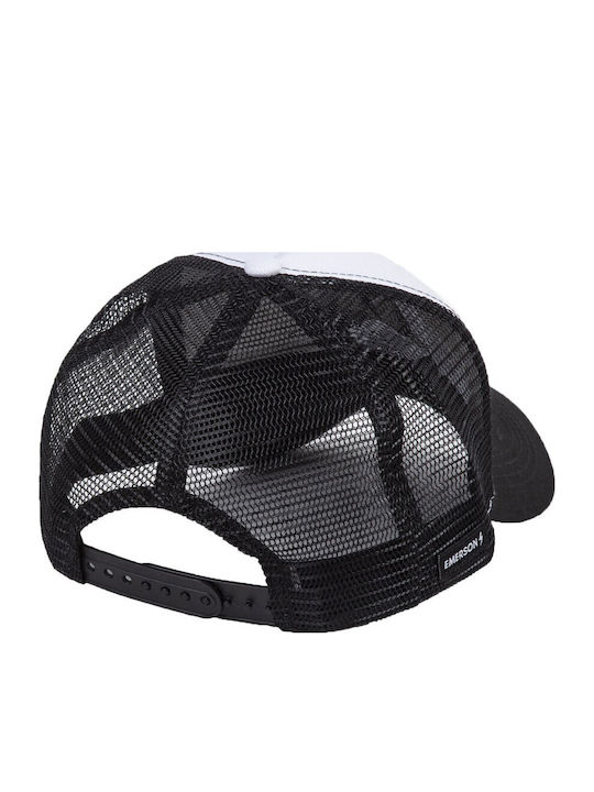 Emerson 231.eu01.07p Trucker Cap White Black Jockey White