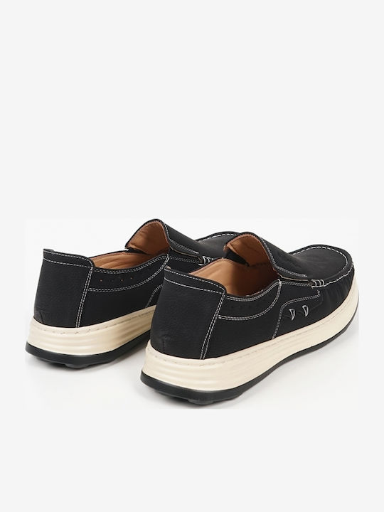 Men's Moccasins In Black Colour