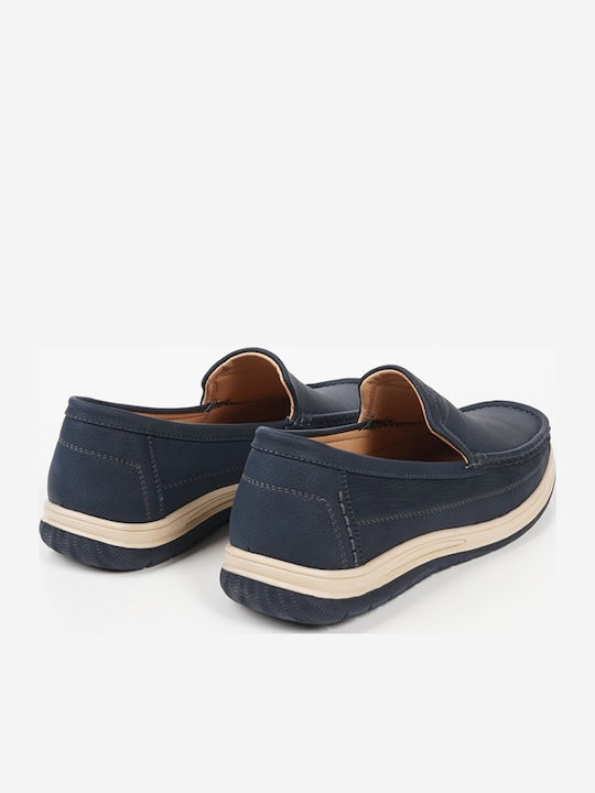 Herren Mokassins in Blau Farbe