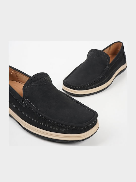 Men's Moccasins In Black Colour