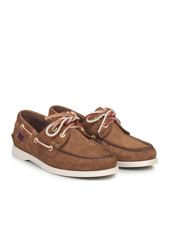 Sebago Docksides Portland Ανδρικά Μοκασίνια Καφέ